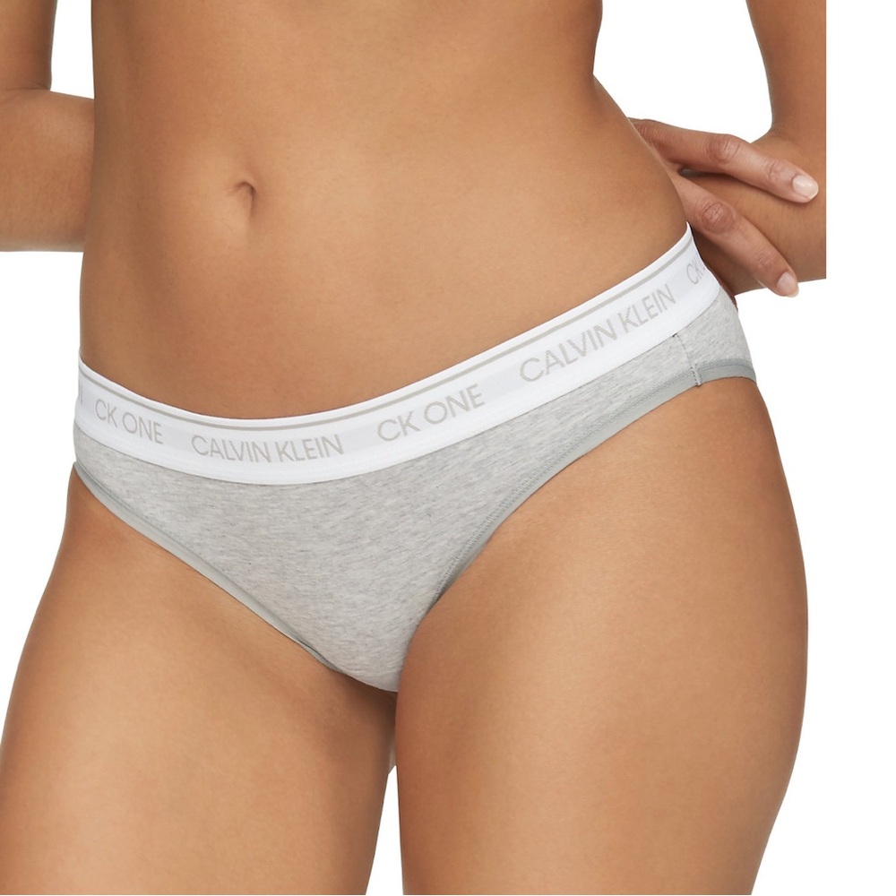 Calvin Klein Gray Bikini Panties in Gray